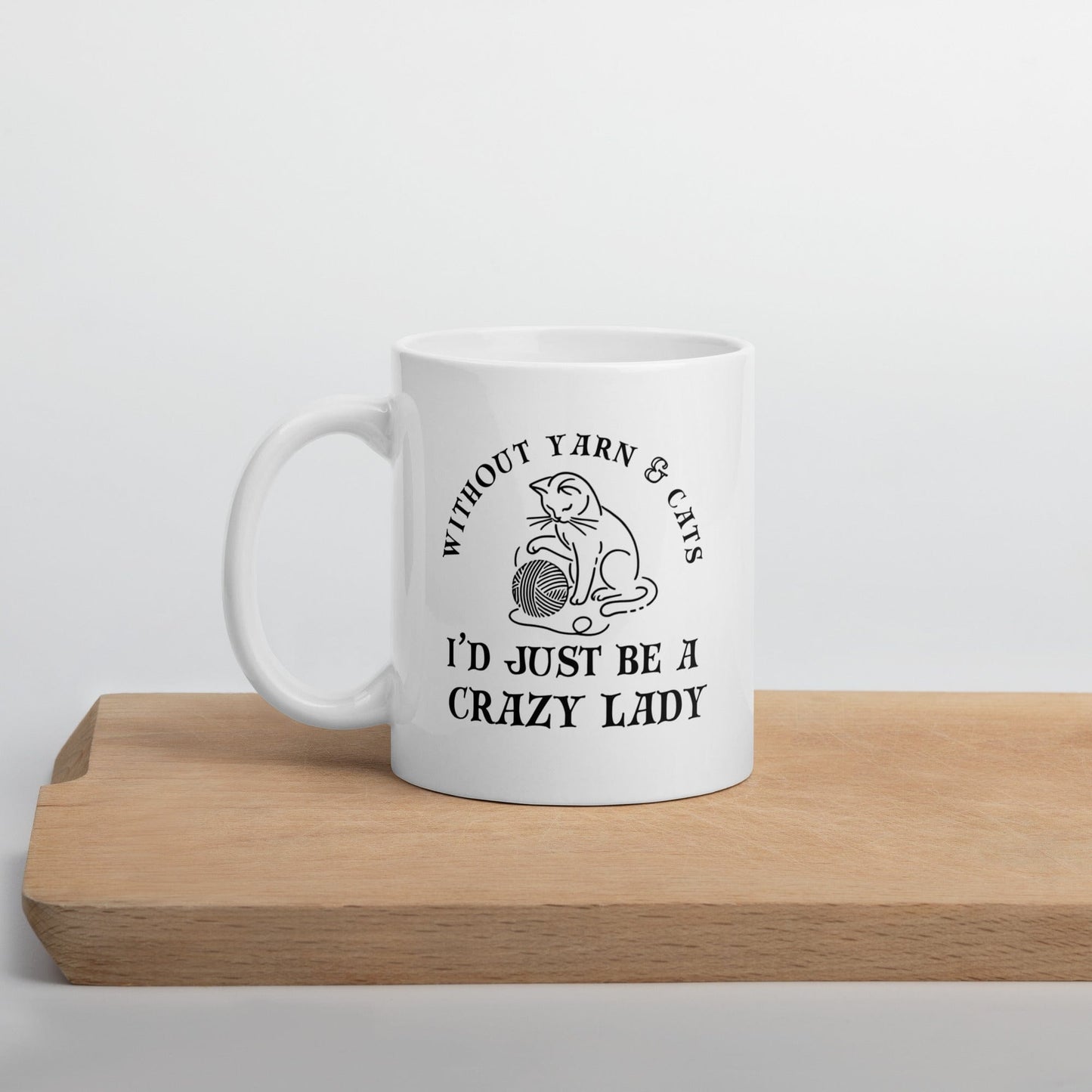 Cats & Yarn Mug 11 oz