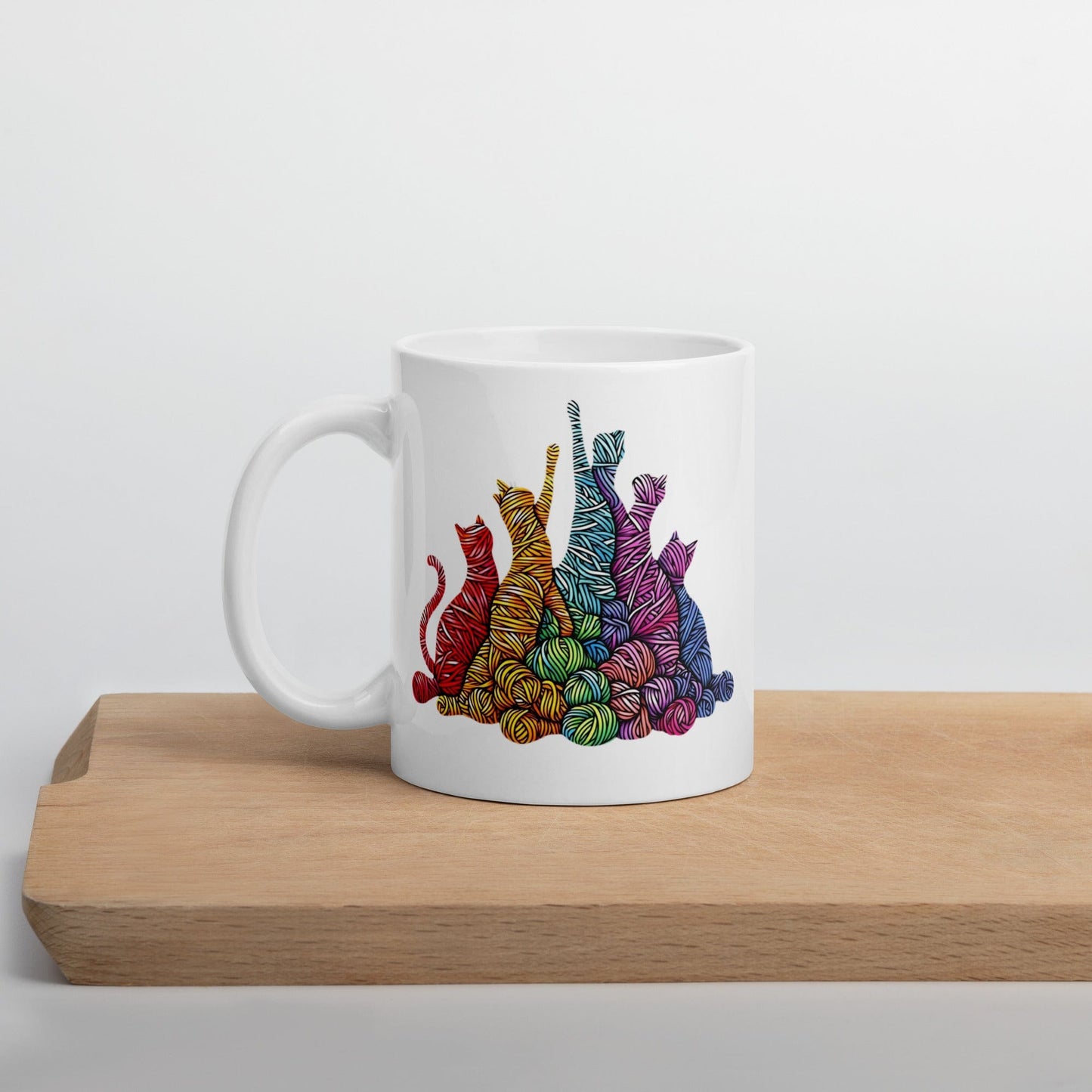 Fiber Felines Mug 11 oz