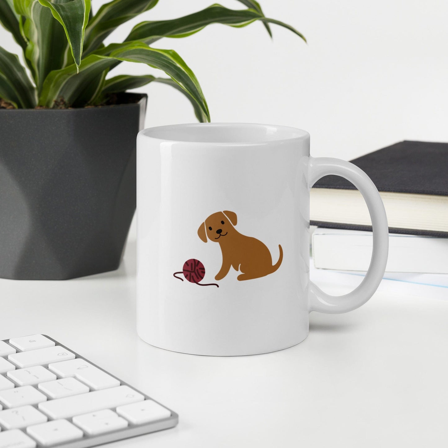Puppy & Yarn Mug 11 oz