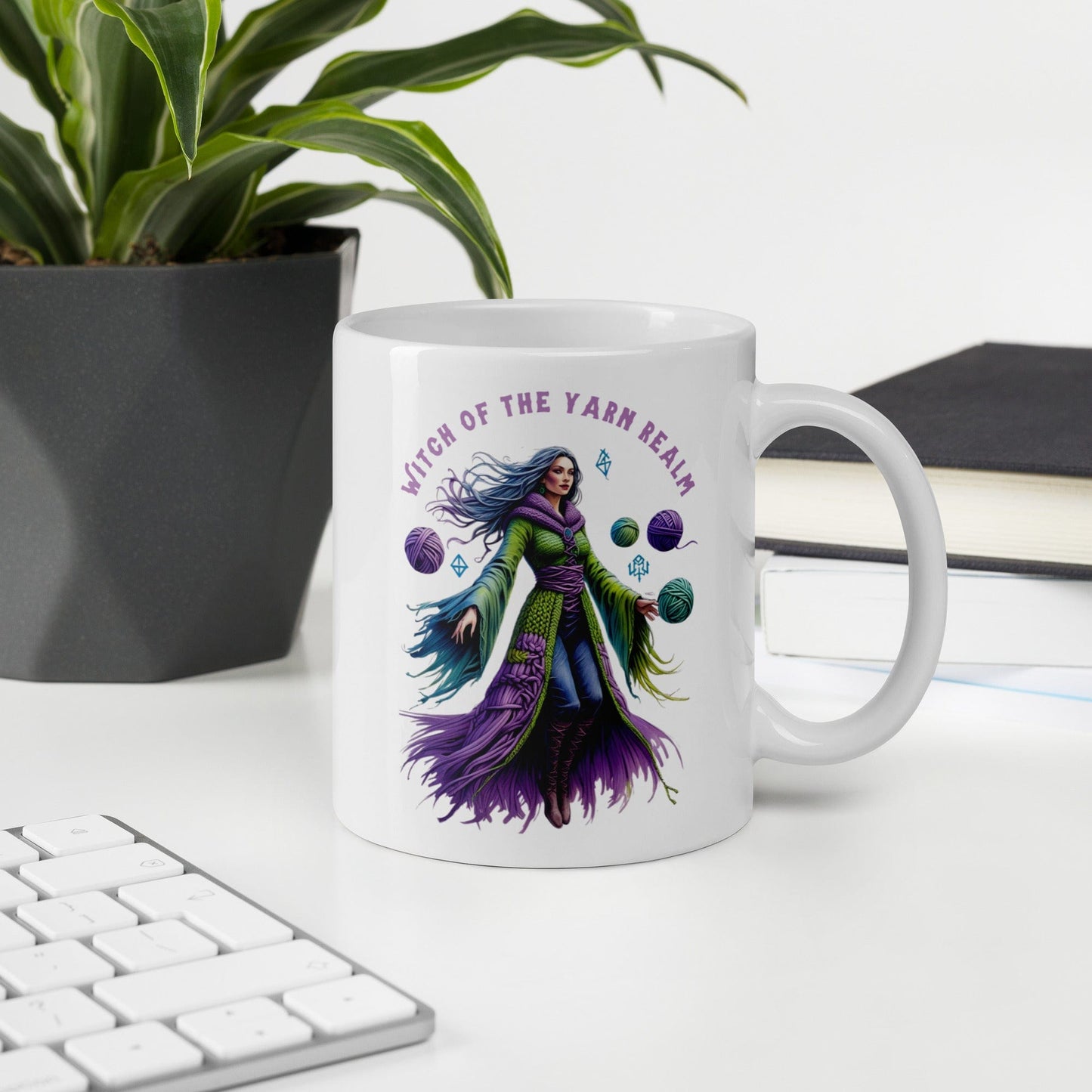 Witch of the Yarn Realm Mug 11 oz