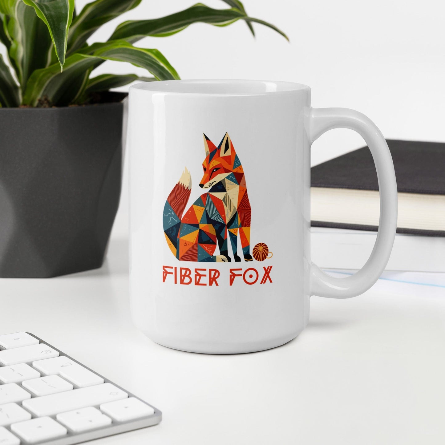 Fiber Fox Mug 15 oz