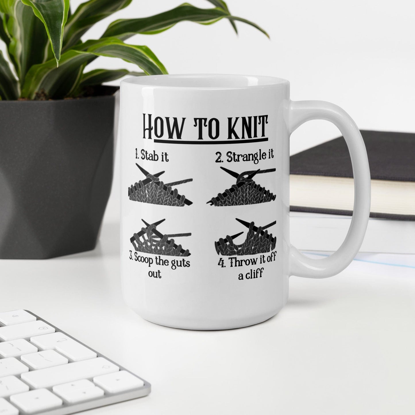 How to Knit Mug 15 oz