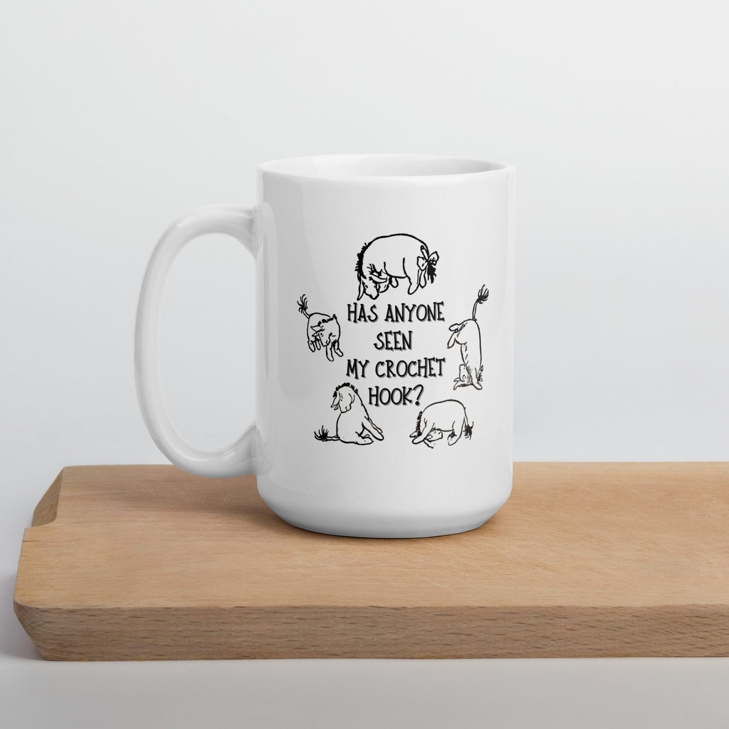 Lost Crochet Hook Mug 15 oz