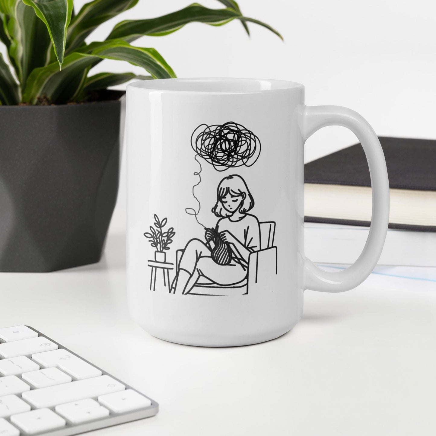 Mental Health Mug 15 oz