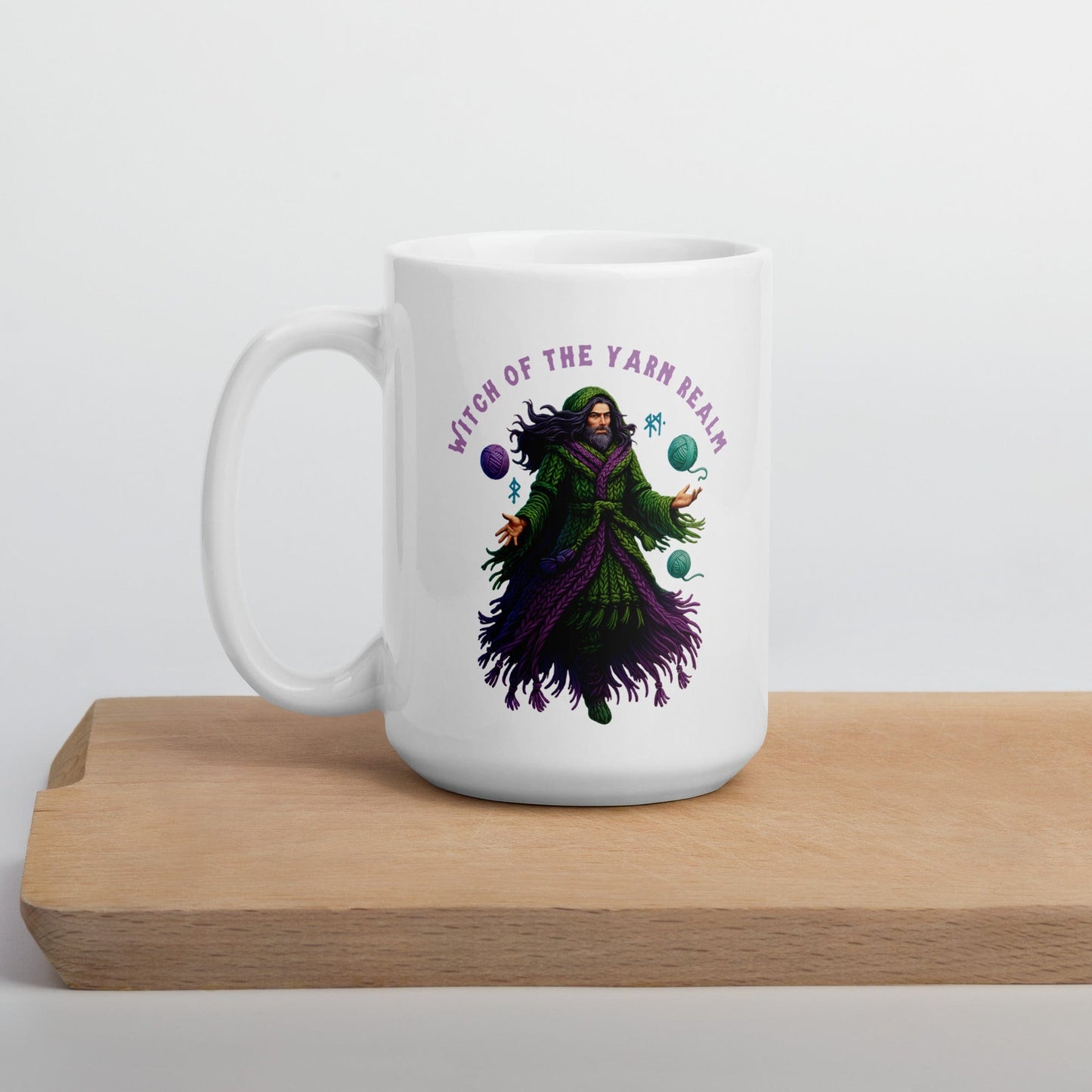 Warlock of the Yarn Realm Mug 15 oz