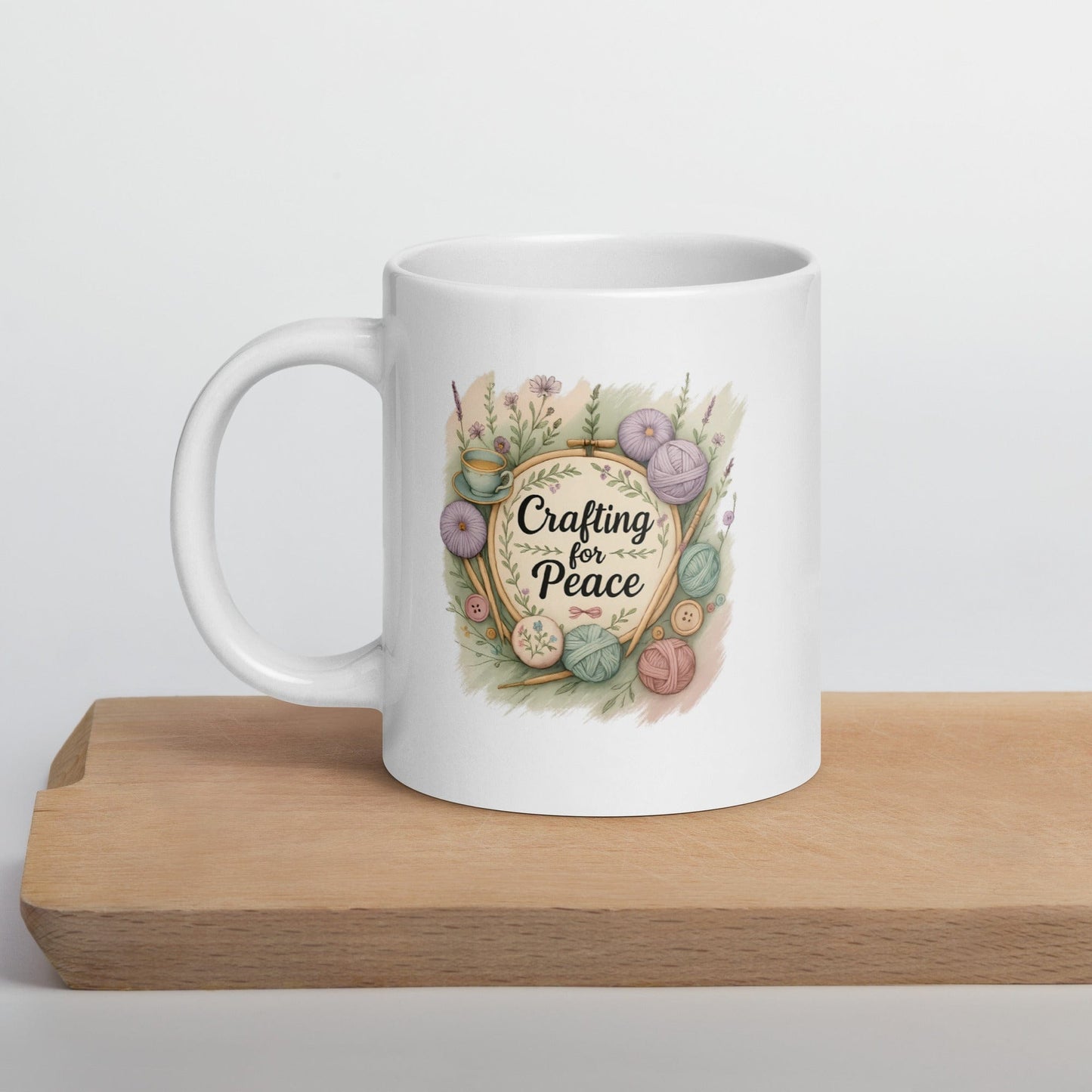 Crafting for Peace Mug 20 oz