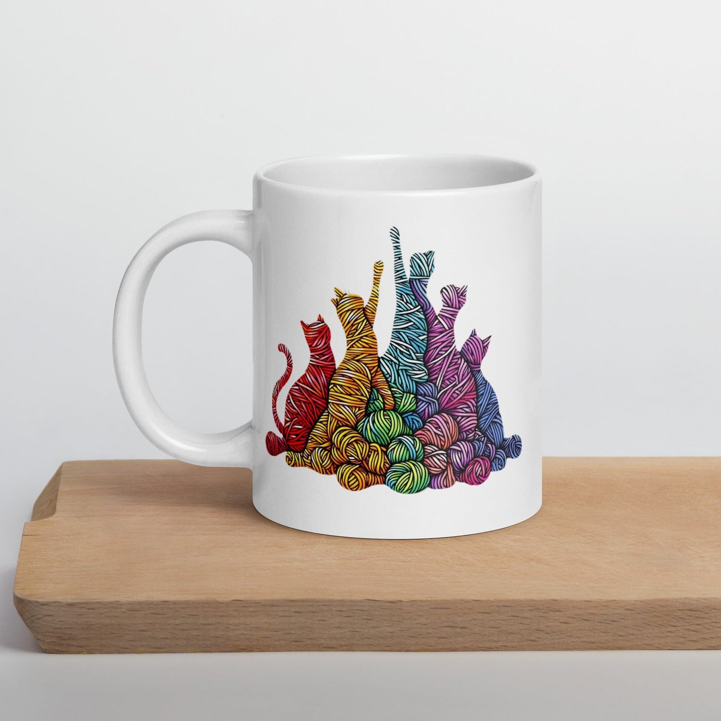 Fiber Felines Mug 20 oz