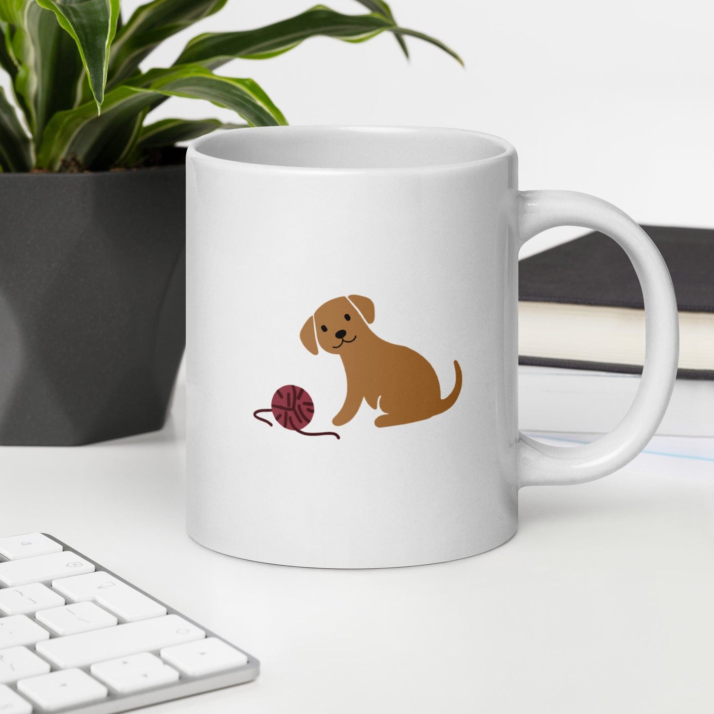 Puppy & Yarn Mug 20 oz