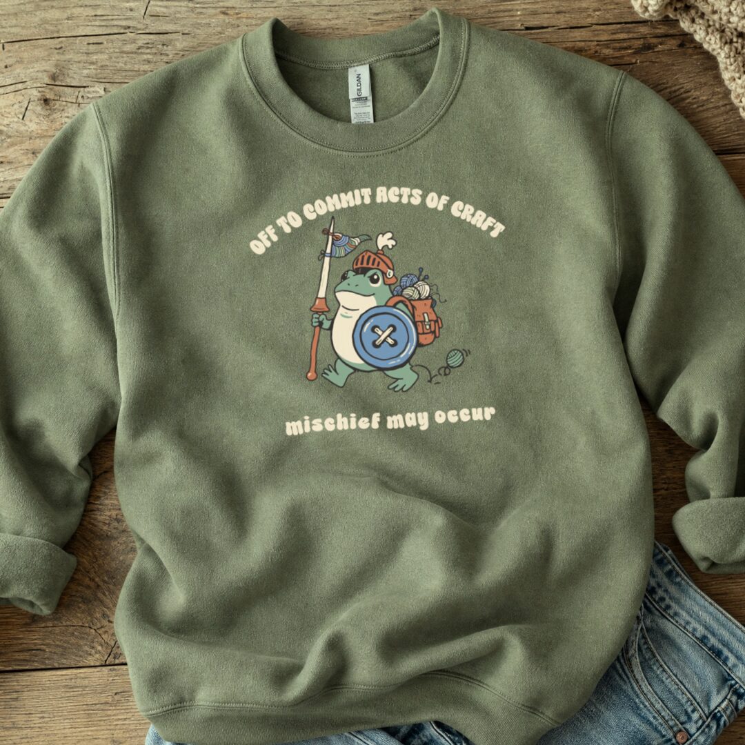 Acts Of Craft Sweatshirt Military Green t-shirt