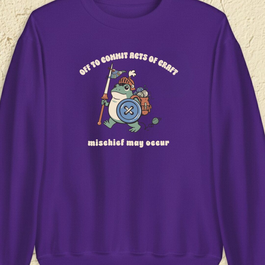 Acts Of Craft Purple Sweatshirt.jpg