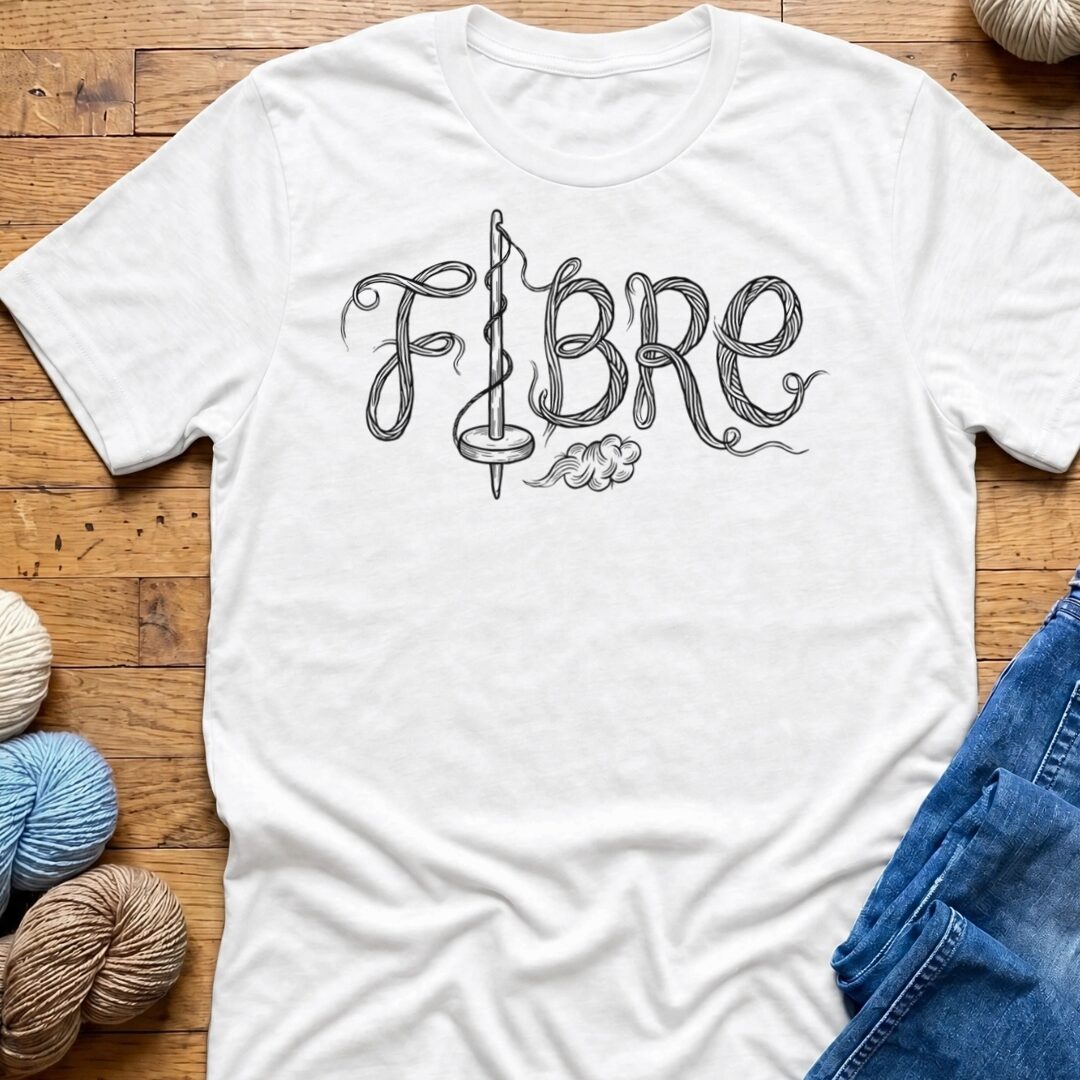 Fibre Text White T-Shirt.jpg