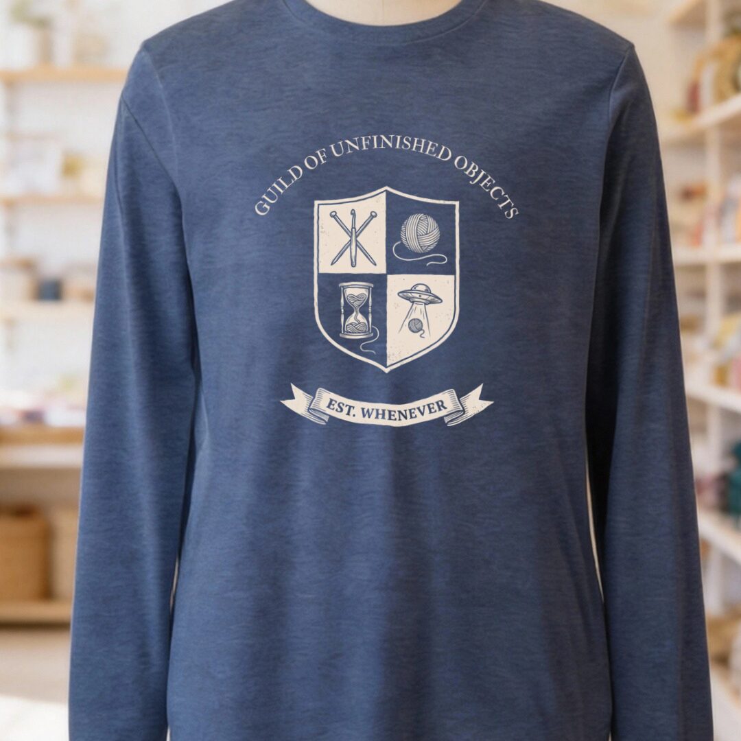 Guild Of UFOs Long Sleeve Tee Navy t-shirt