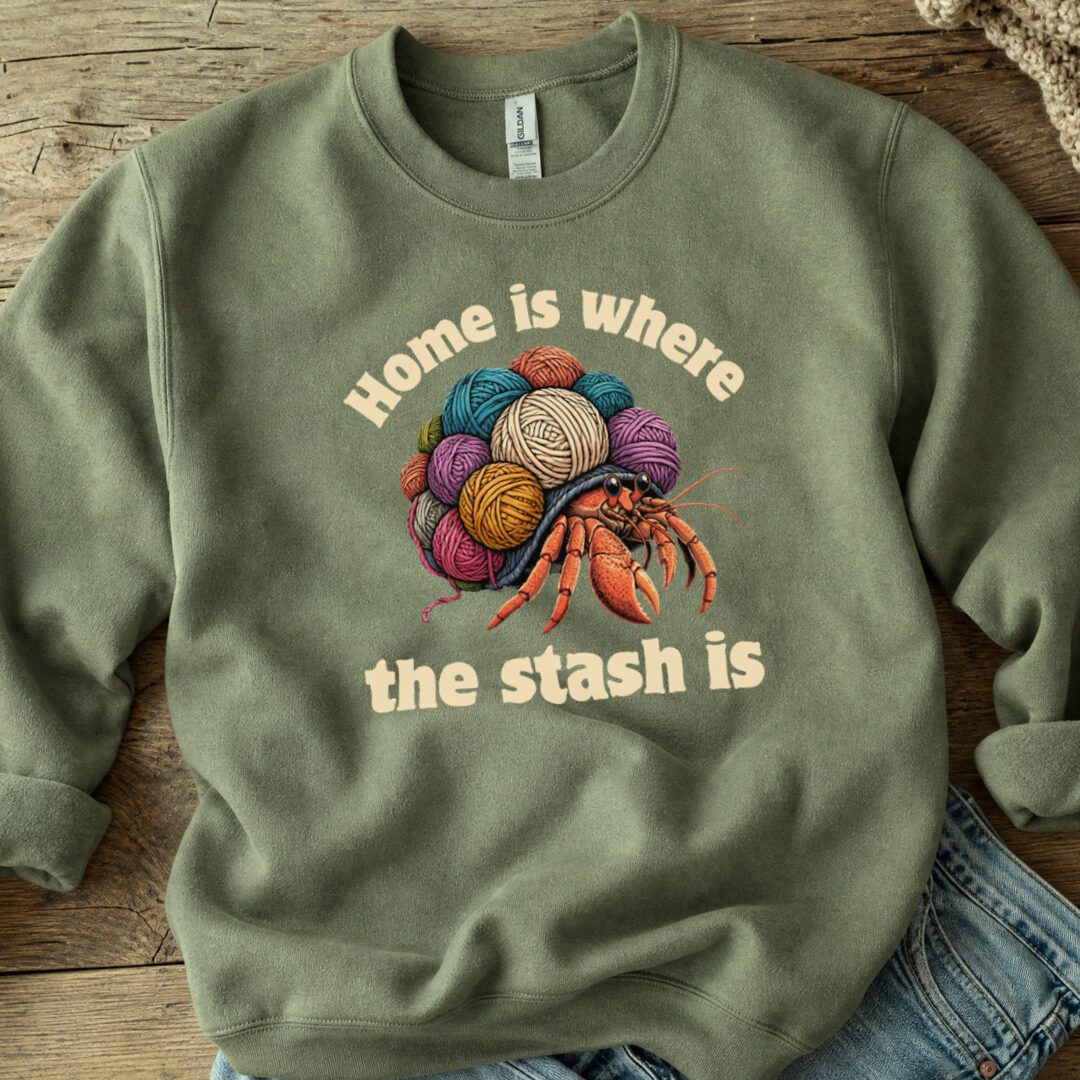 Home Sweatshirt Military Green t-shirt