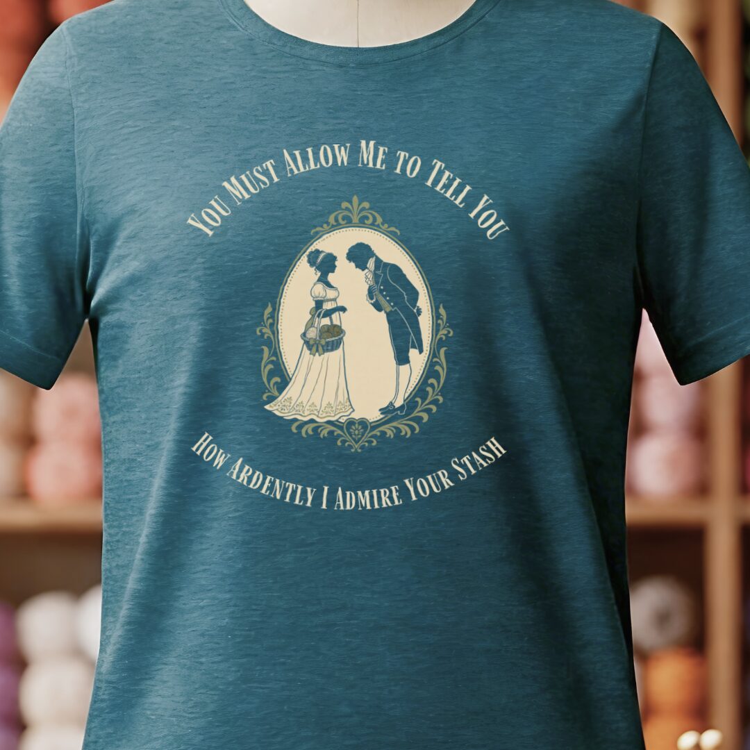 I Admire Your Stash T-Shirt Teal Blue t-shirt