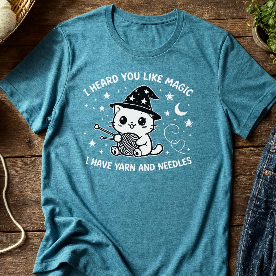 I Heard You Like Magic T-Shirt Teal Blue t-shirt