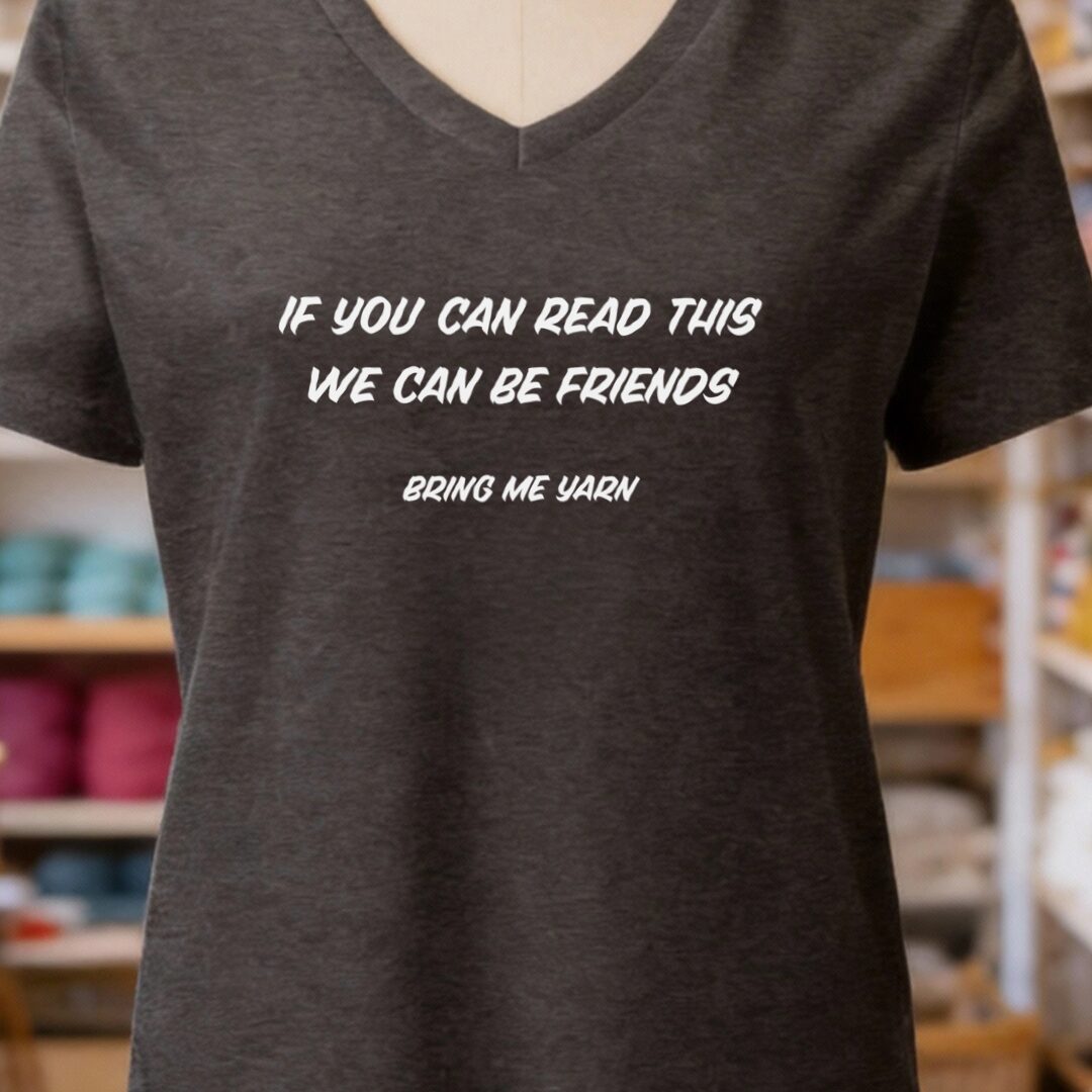 If You Can Read This Dark Grey V Neck.jpg