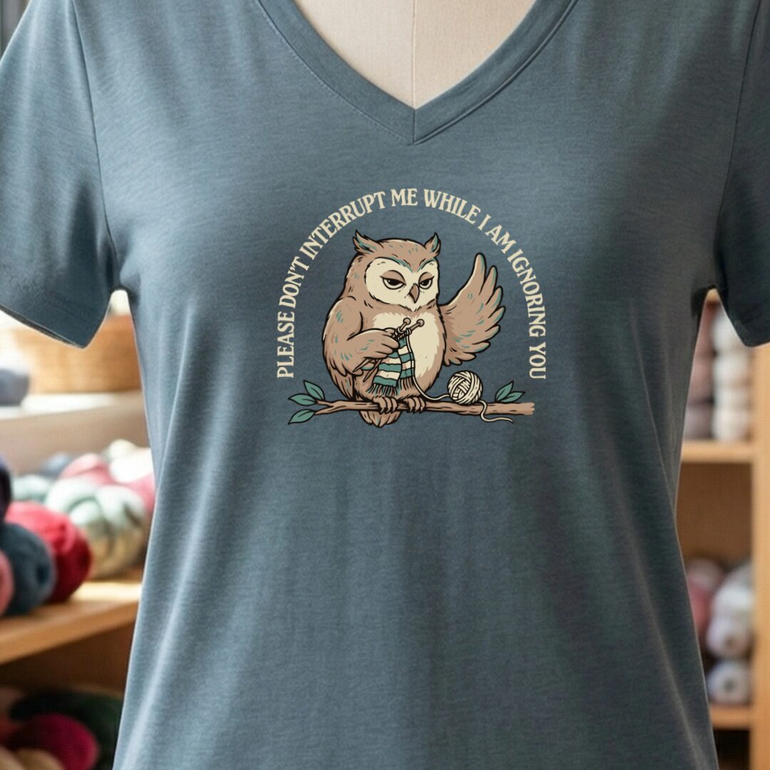 Ignoring You Slate V Neck.jpg