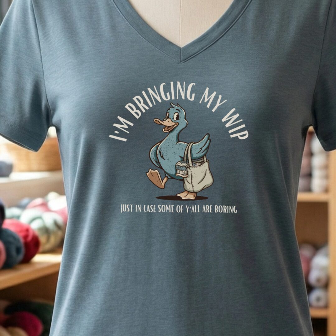 Just In Case Slate V Neck.jpg