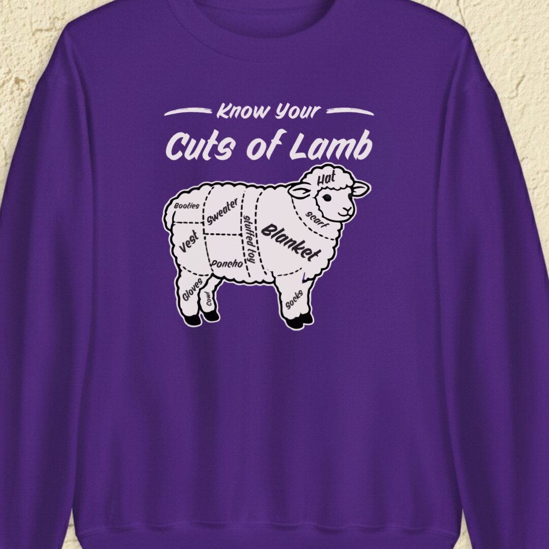 Know Your Cuts Purple Sweatshirt.jpg