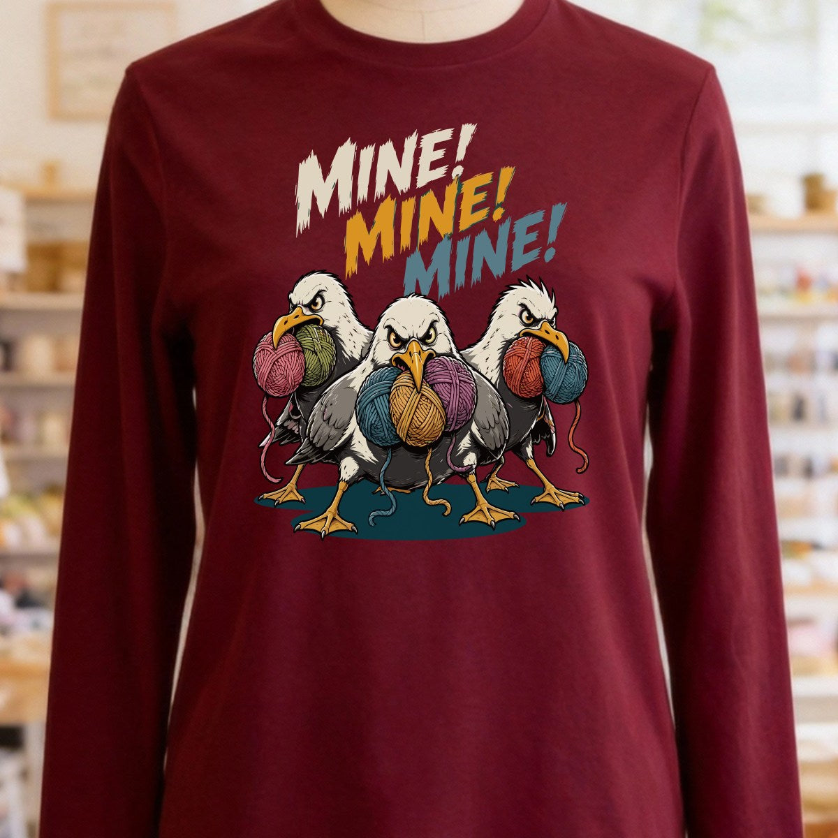 Mine Maroon Long Sleeve Tee.jpg