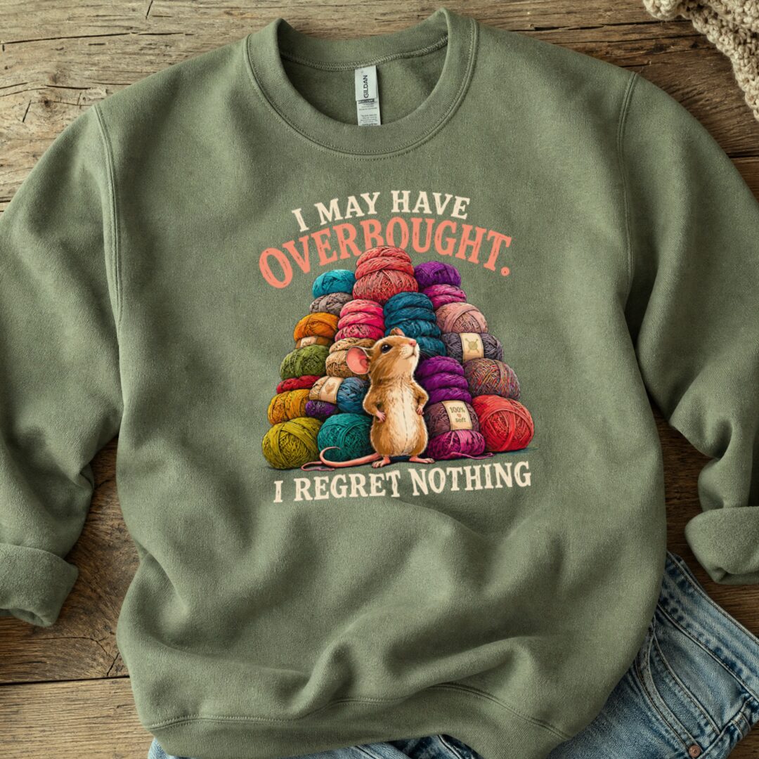 Overbought Sweatshirt Military Green t-shirt