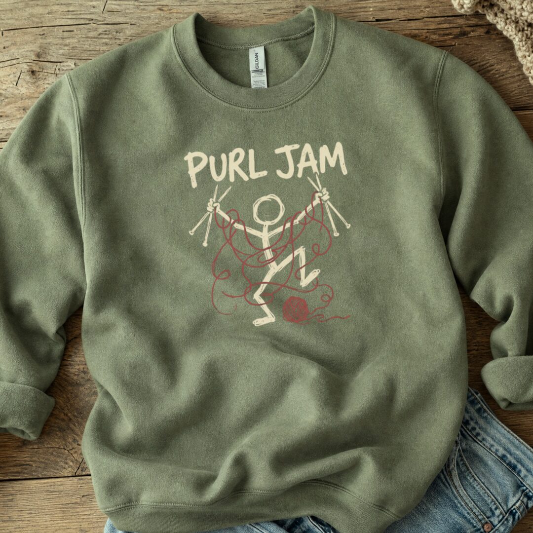 Purl Jam Sweatshirt Military Green t-shirt
