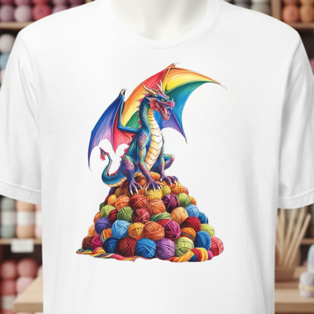 Rainbow Dragon T-Shirt White t-shirt
