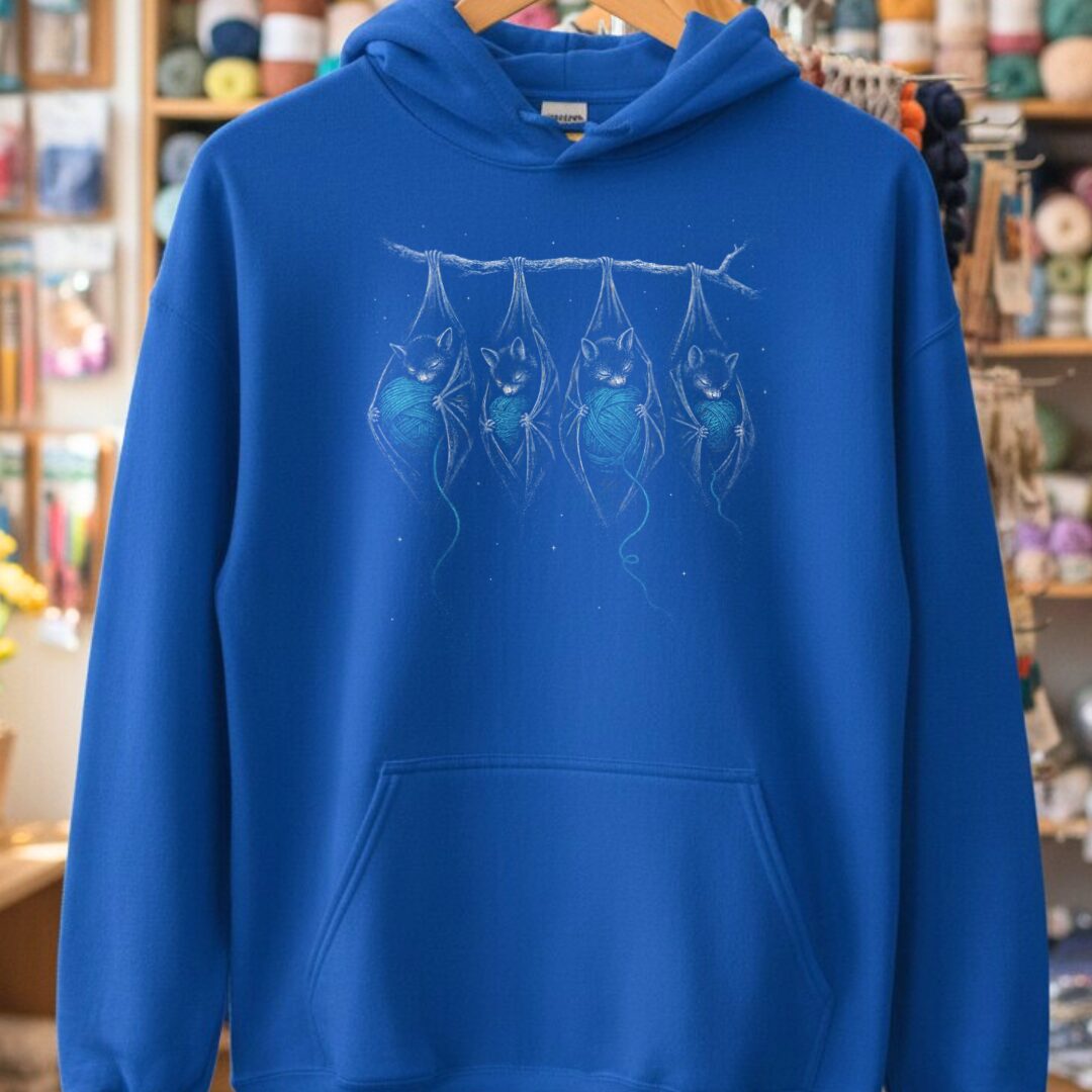 Sleeping Bats Royal Hoodie.jpg
