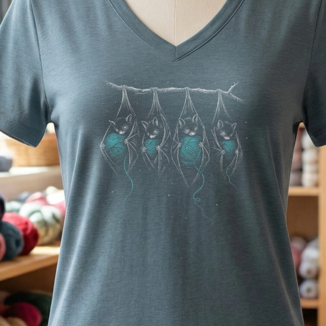 Sleeping Bats Slate V Neck.jpg
