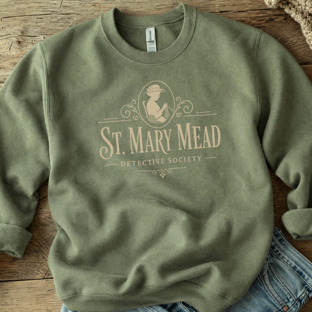 St Mary Mead Sweatshirt Military Green t-shirt