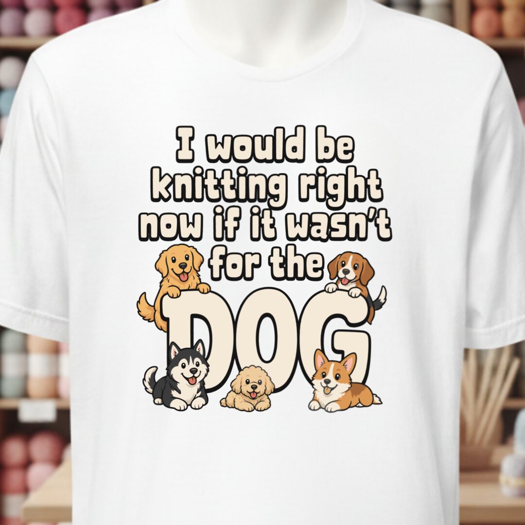 The Dog Stopped Me T-Shirt White t-shirt