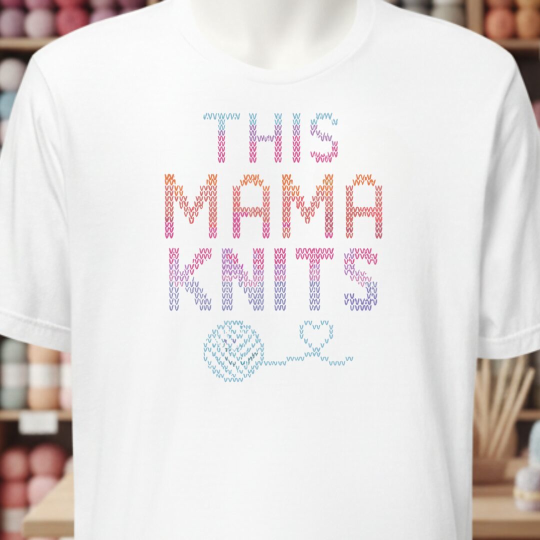This Mama Knits T-Shirt White t-shirt