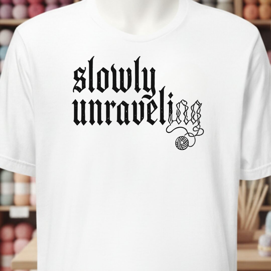 Unraveling T-Shirt White t-shirt