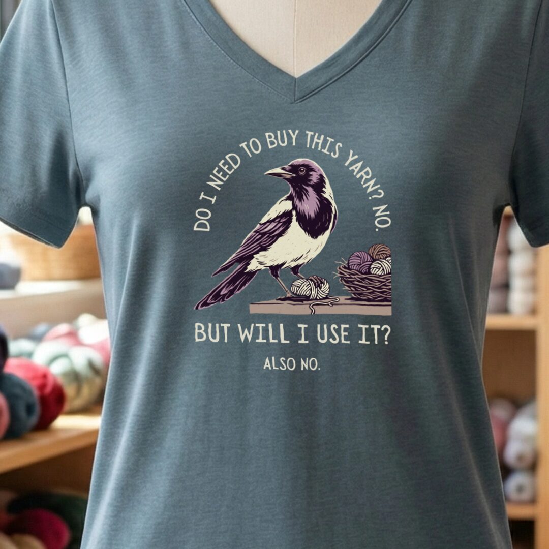 Will I Use It Slate V Neck.jpg