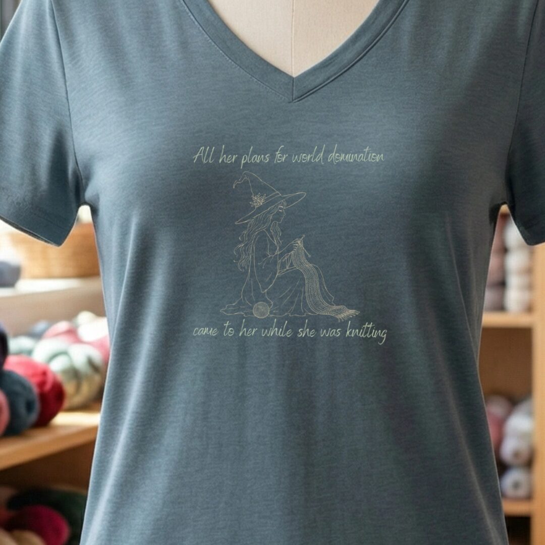 World Domination V-Neck T-Shirt Slate t-shirt