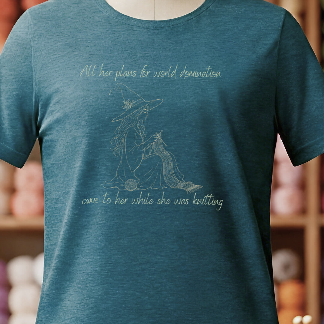 World Domination Teal Blue T-Shirt.jpg