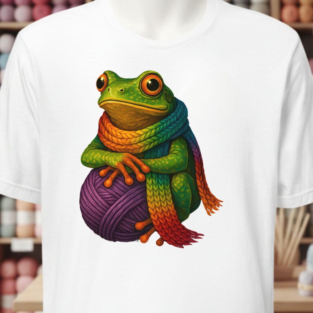 Yarn Frog T-Shirt White t-shirt