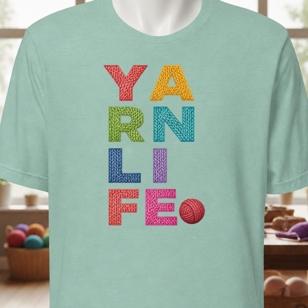 Yarn Life T-Shirt Sea Breeze t-shirt