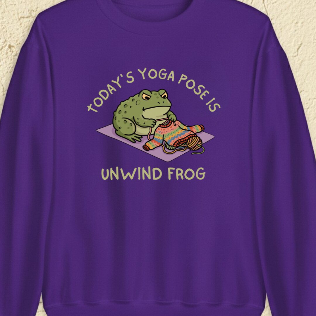 Yoga Pose Purple Sweatshirt.jpg