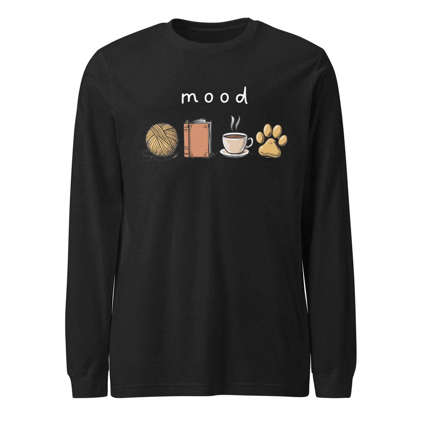 Mood Long Sleeve Tee Black Heather / XS