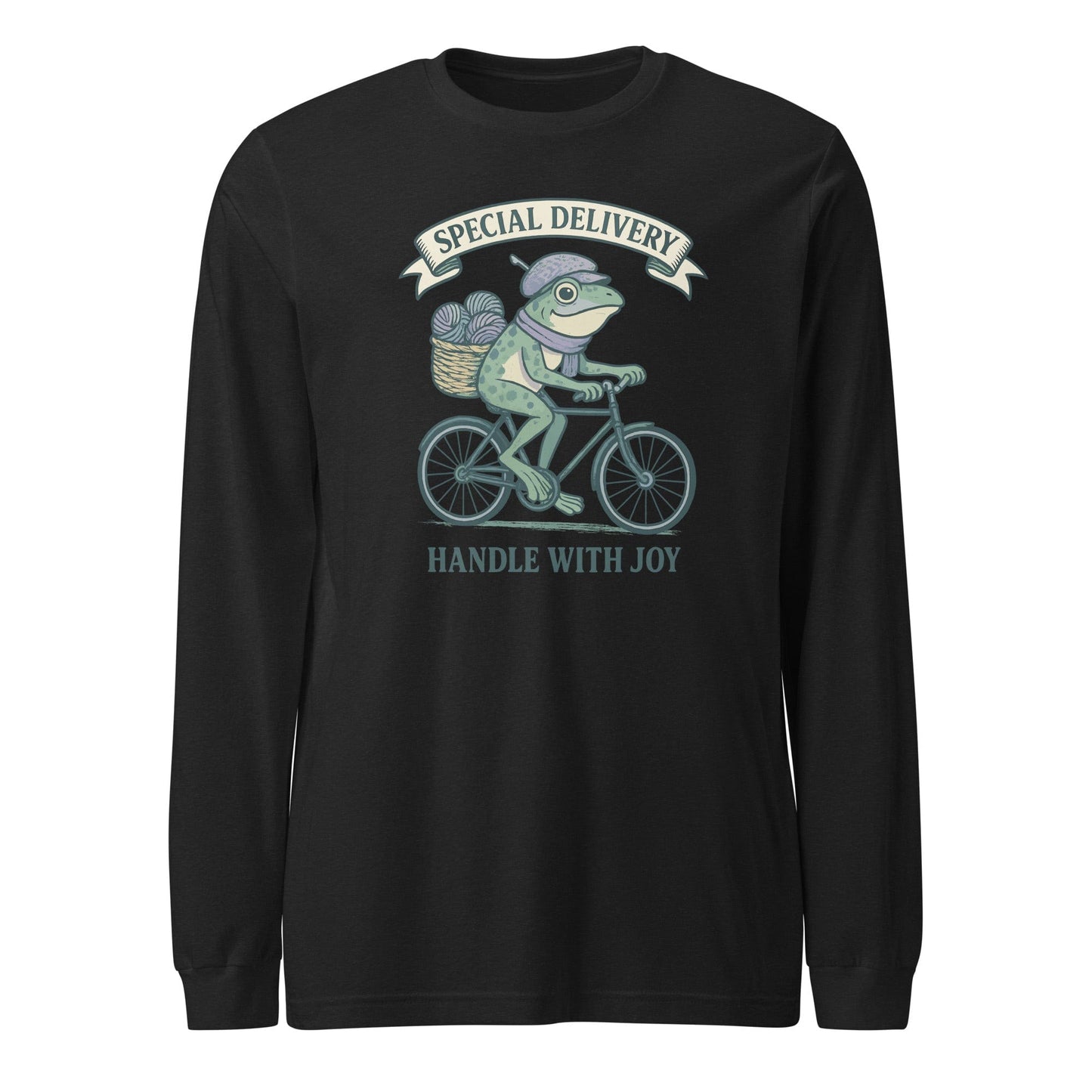 Special Delivery Long Sleeve Tee Black Heather / XS