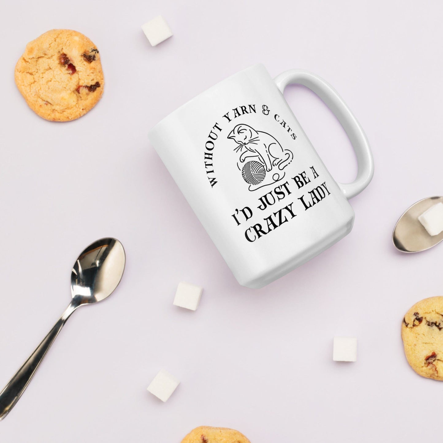 Cats & Yarn Mug