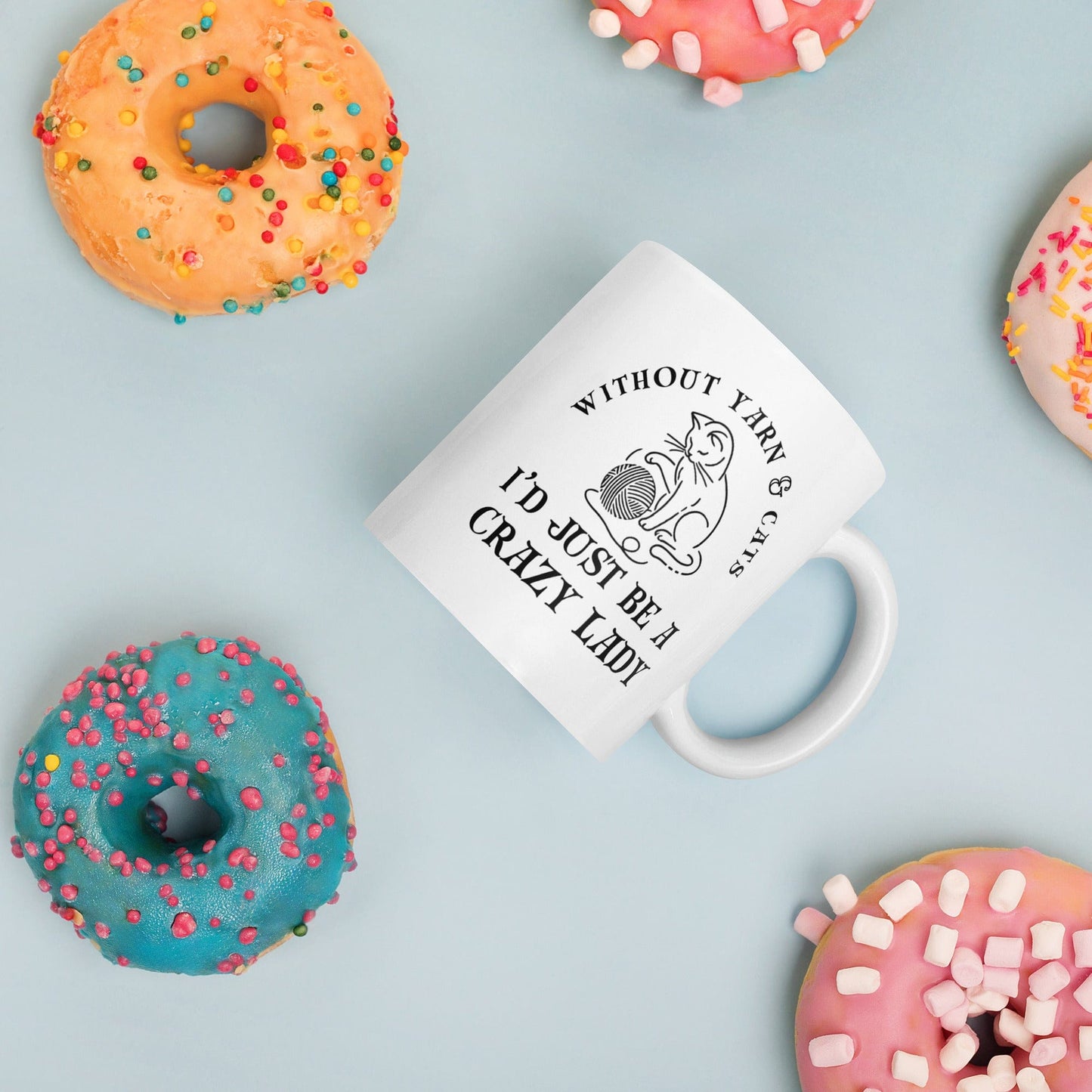 Cats & Yarn Mug