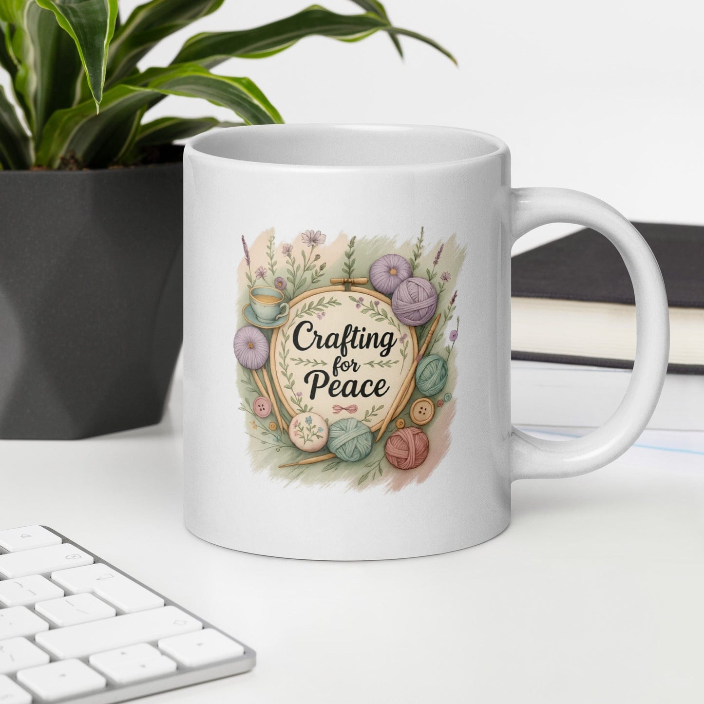 Crafting for Peace Mug