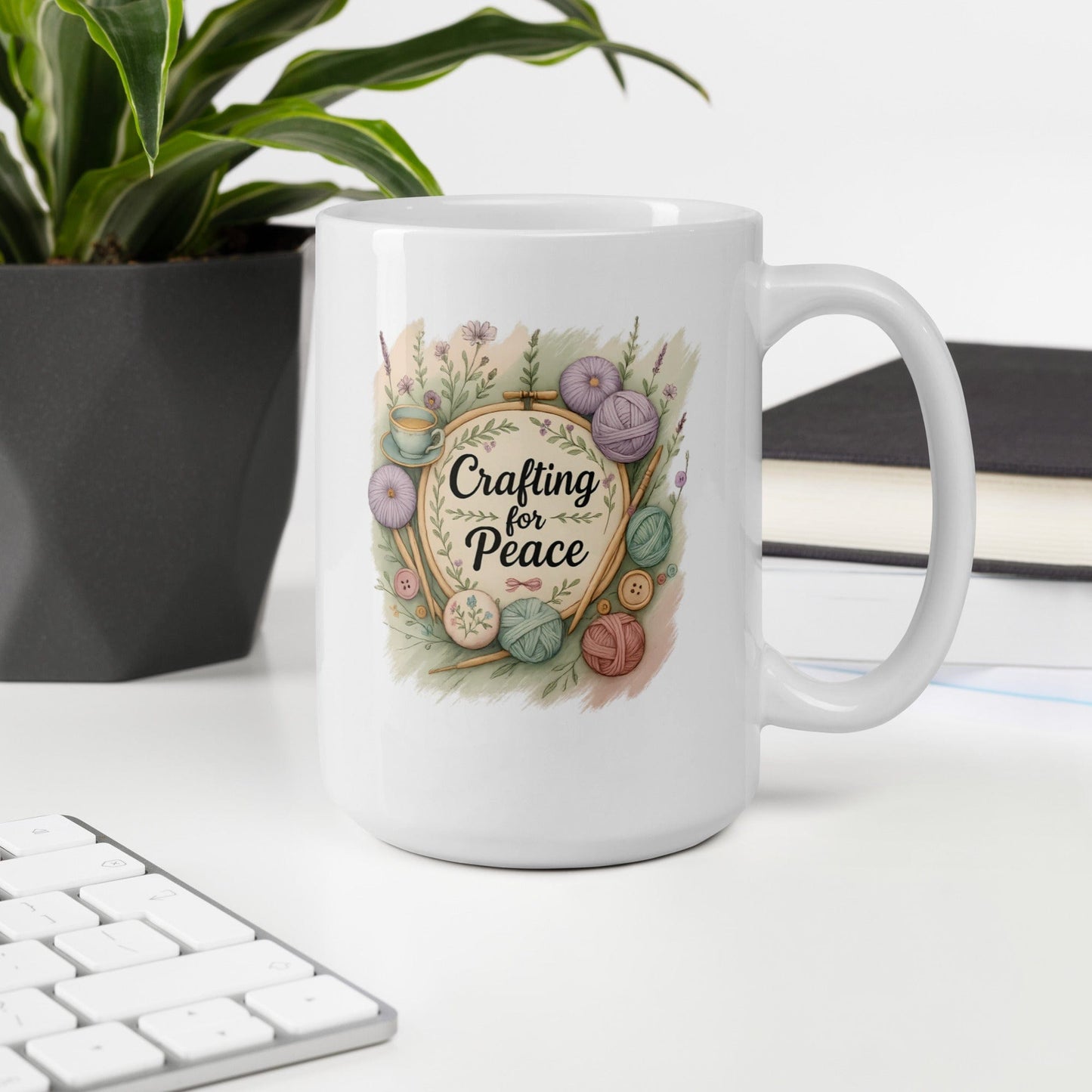 Crafting for Peace Mug