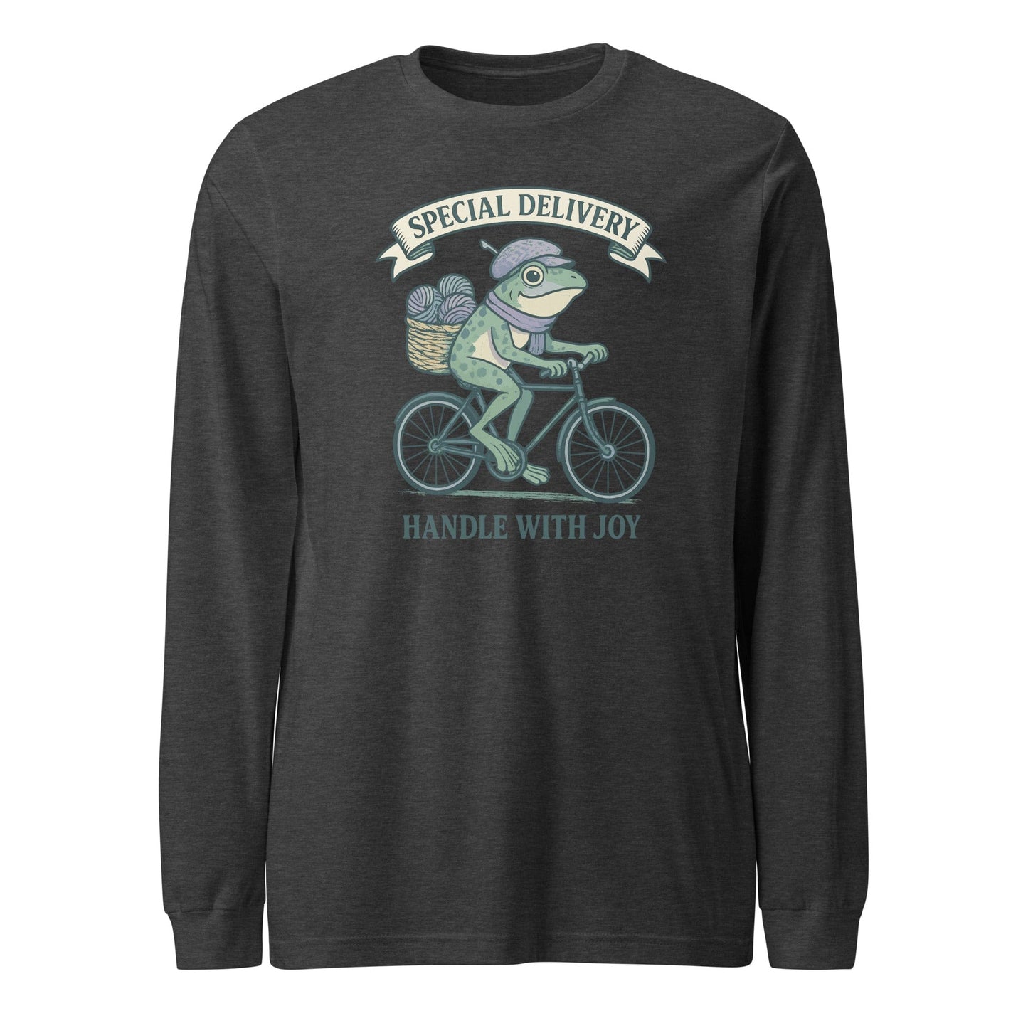 Special Delivery Long Sleeve Tee Dark Grey Heather / XS