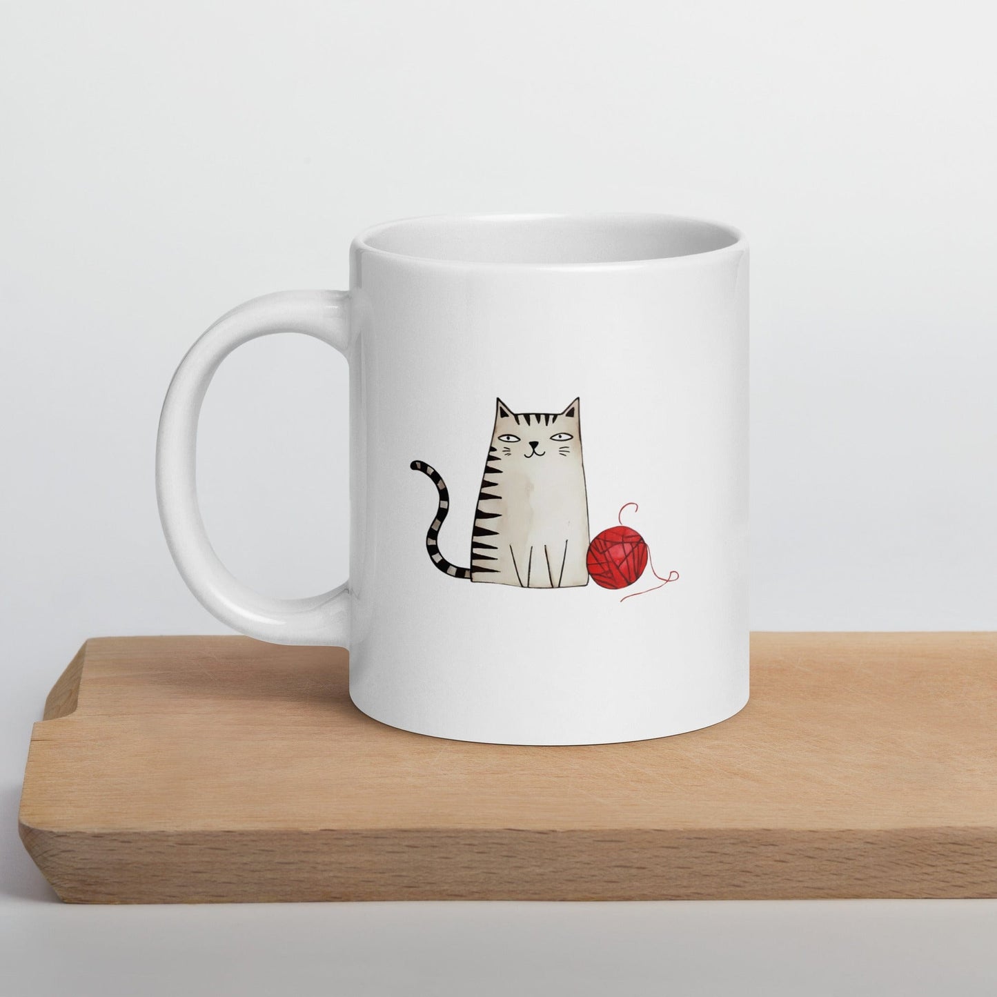 Drawn Cat Mug
