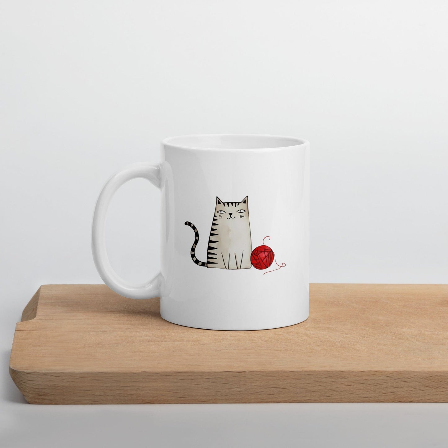 Drawn Cat Mug