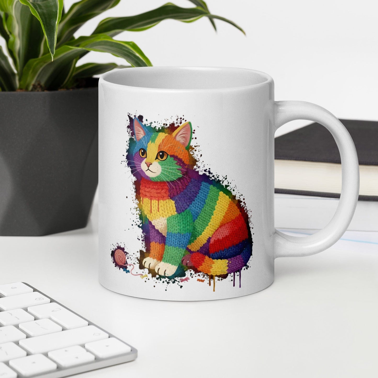 Cat Dye Splash Mug