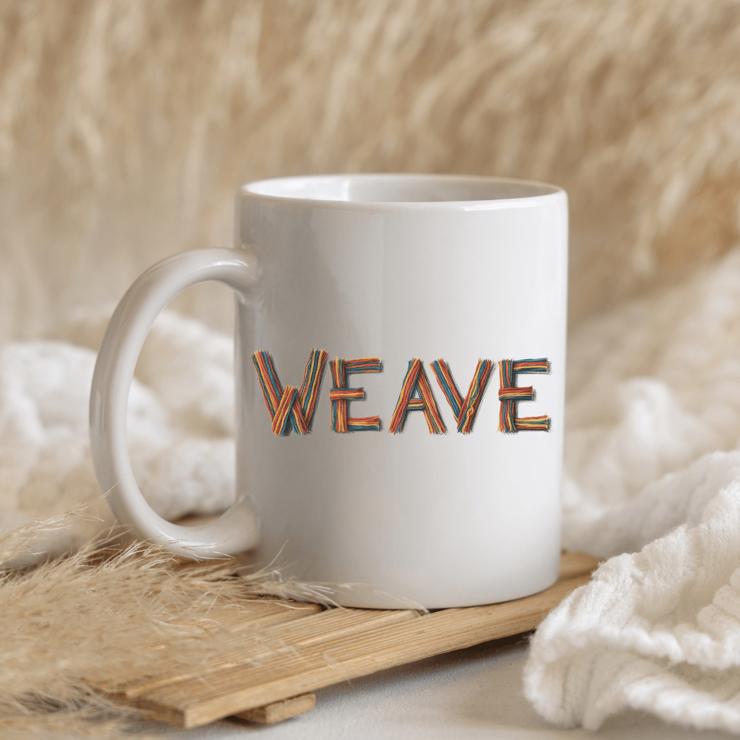 Rainbow Weave Mug